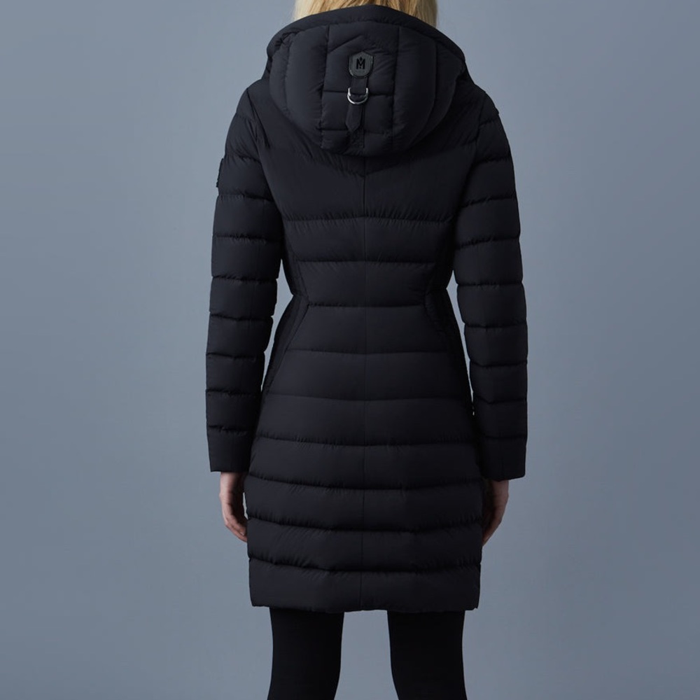 MACKAGE FARREN BLACK XS - BRAND NEW 360 DOWN STRETCH DOWN COAT - Picture 4 of 8